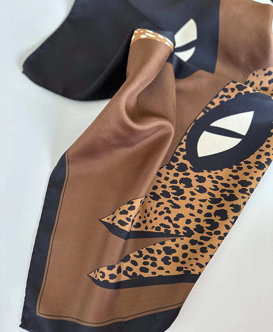 Eclipse Animal Silk Scarf 68cm