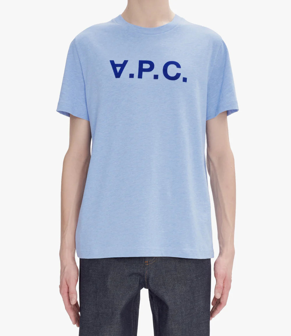 Ecru Bleu Ciel Standard Grand Vpc Gots T-Shirt