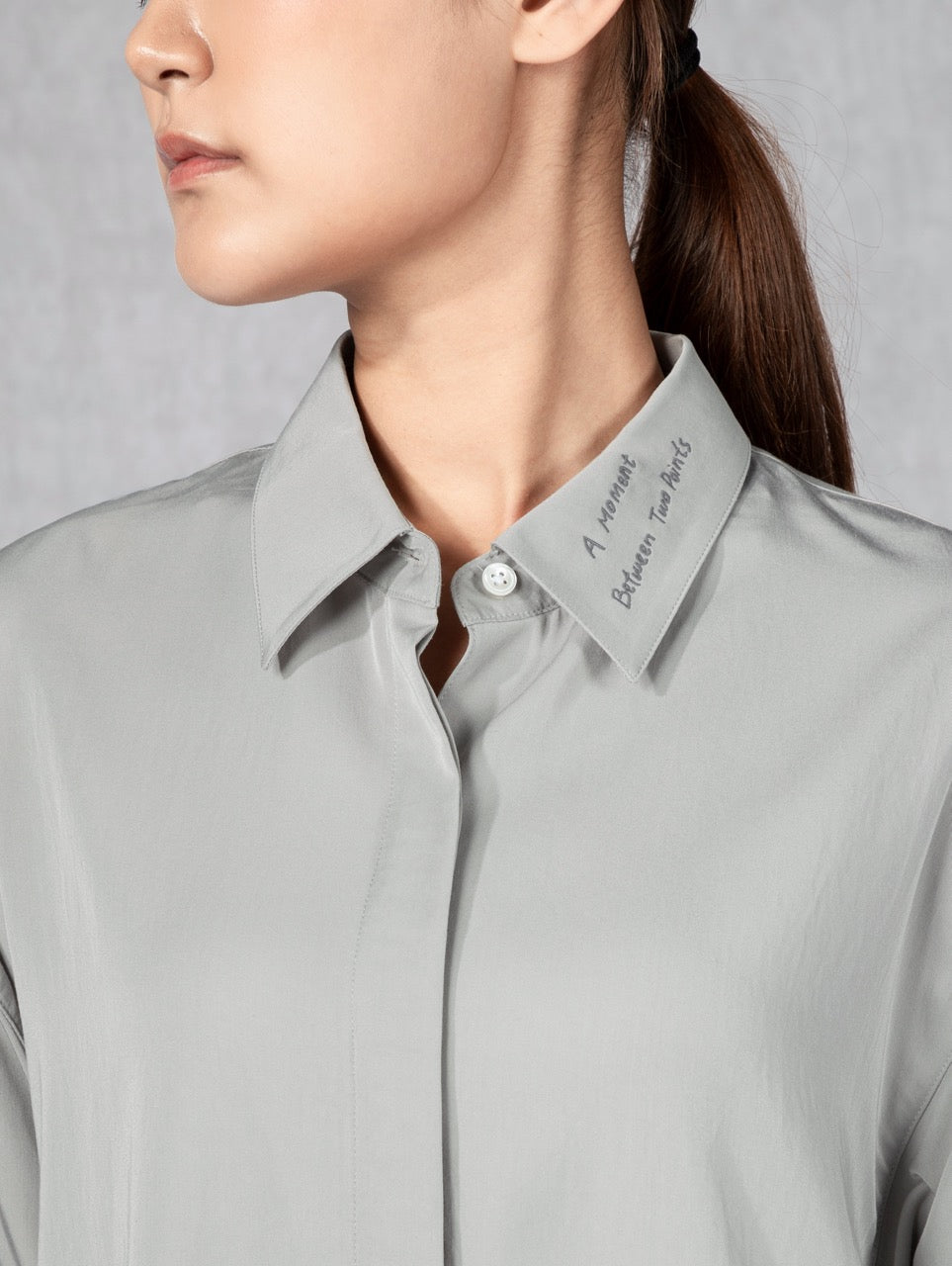 Between 2 Points Shirt Grey