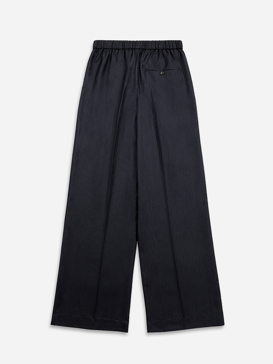 Wool Pinstriped Trousers