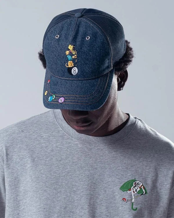 Pooldog Denim Cap Washed Indigo