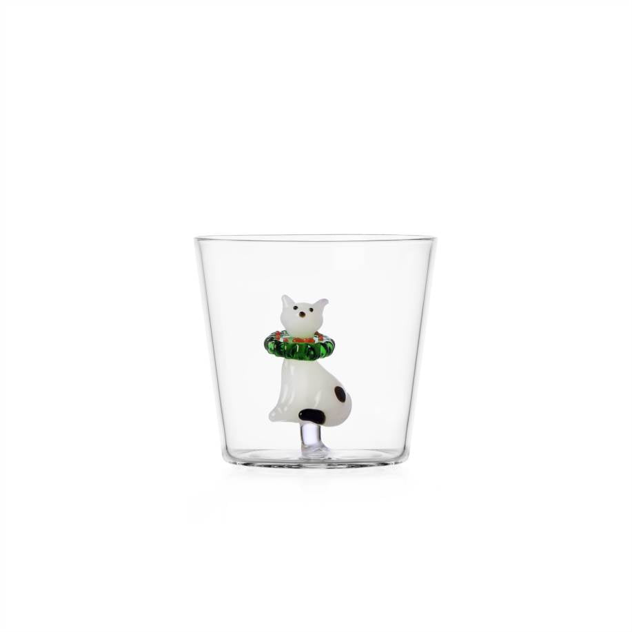 Tabby Cat Christmas Edition Tumbler Whit