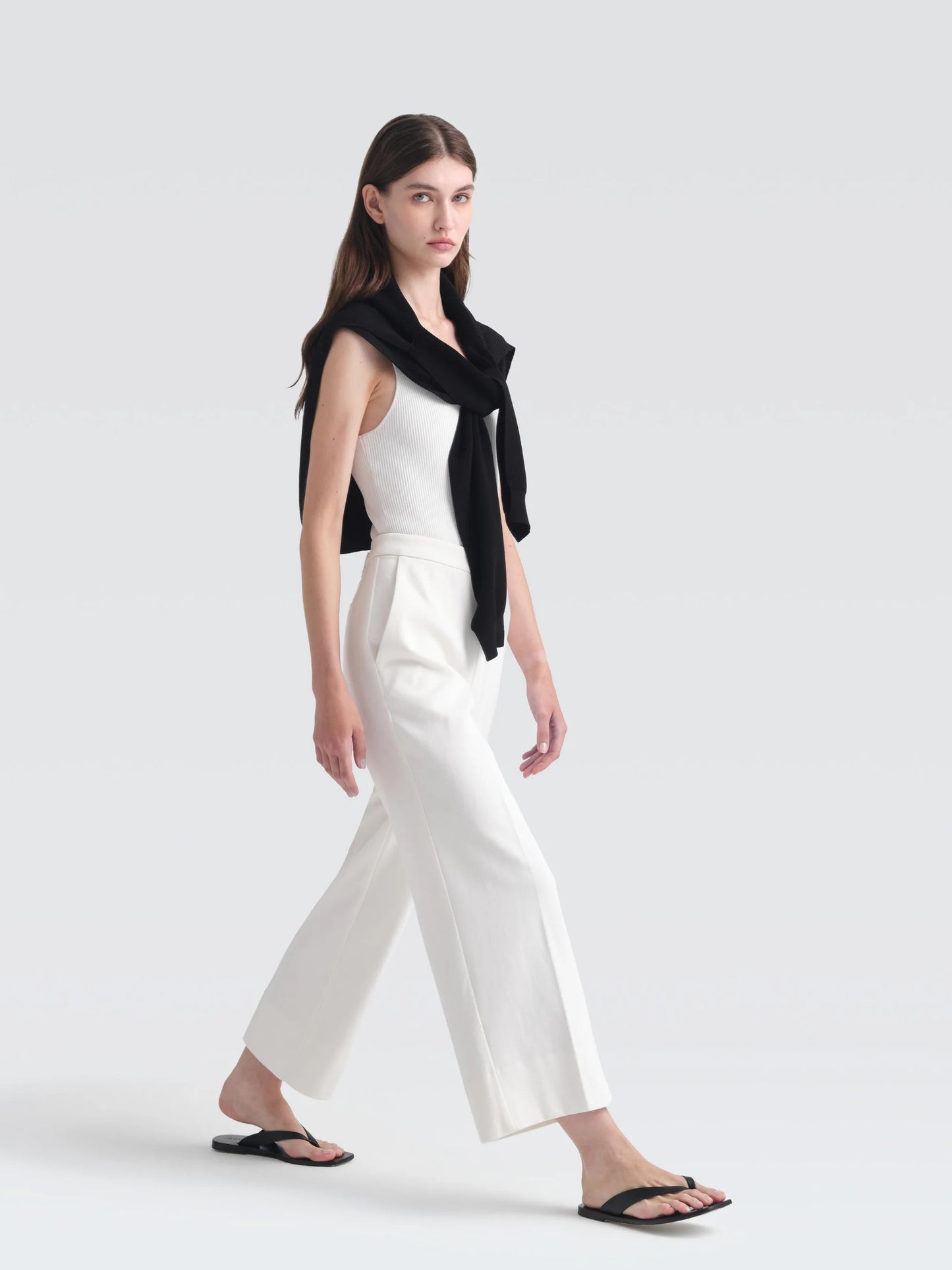Cotton Twill "Louise" Pants