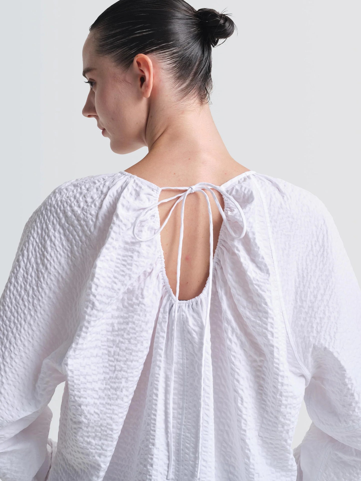 Seersucker "Moona" Top