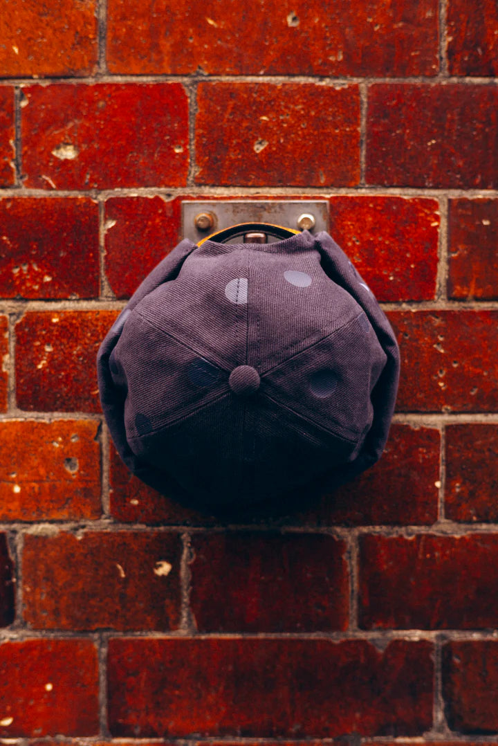 Miki Dot Moleskine Dark Navy