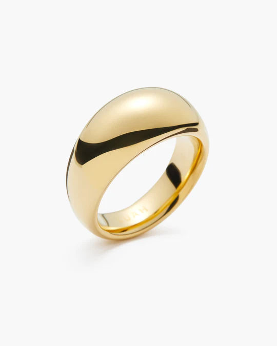 Gold Ivy Chunky Dome Ring
