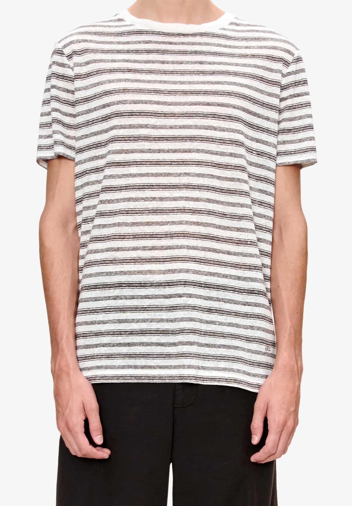 T-Shirt Manches Courtes Raye