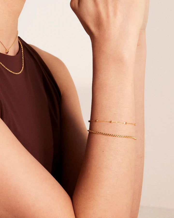 Sophie Beaded Bracelet Gold