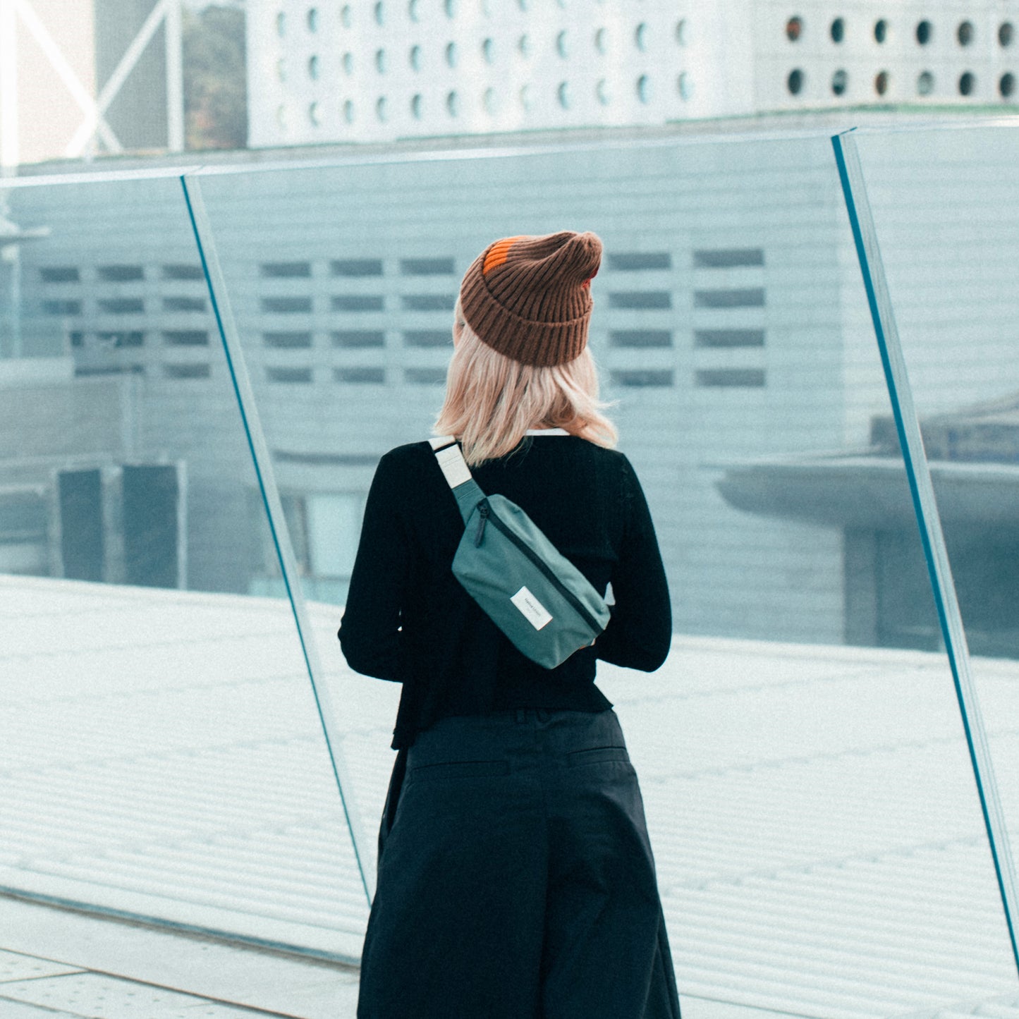 WFA Crossbody Pouch Slate Green