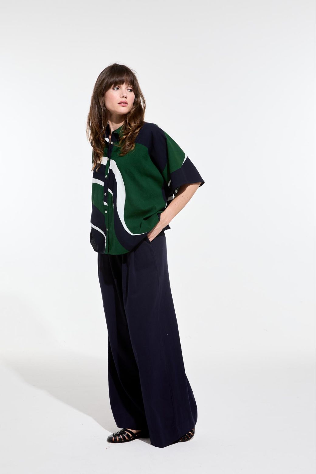 100 - Green Nora Madone Shirt