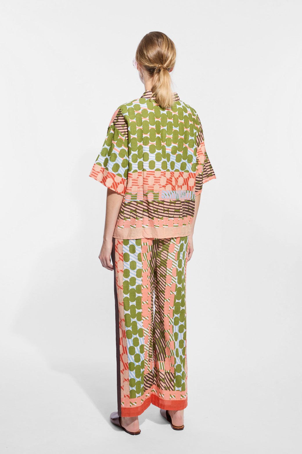 109 - Rose Khaki Andrew Pollen Shirt