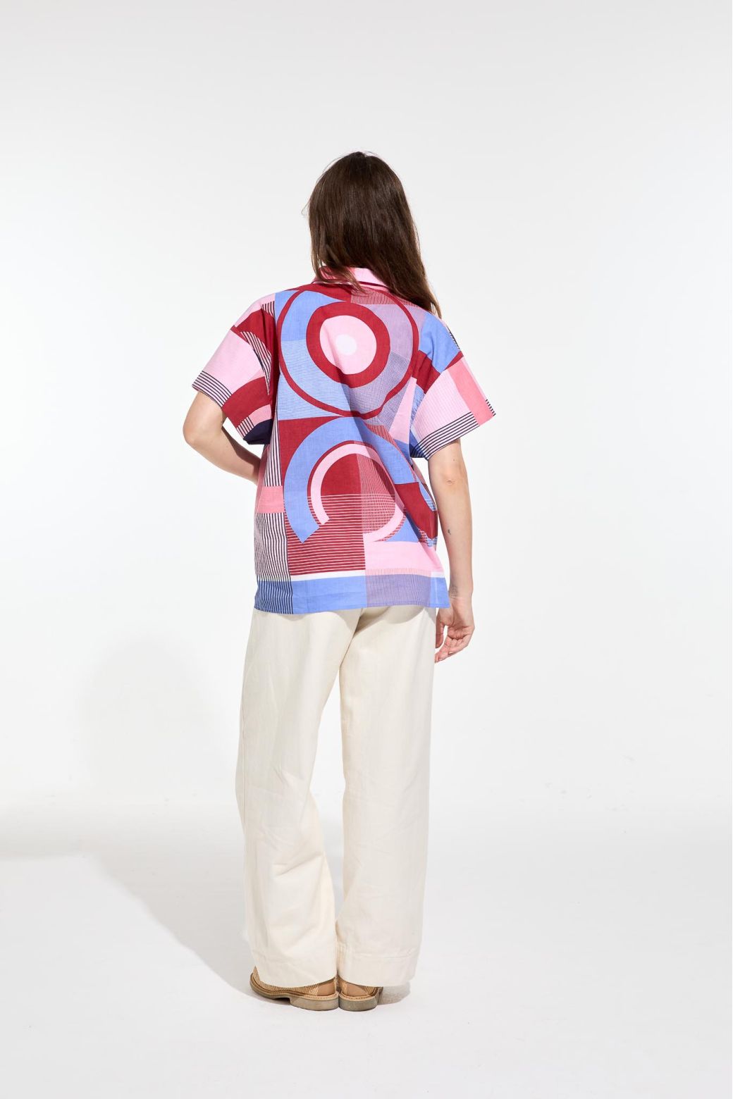 111 - Red Blue Andrew Ta Poesie Shirt