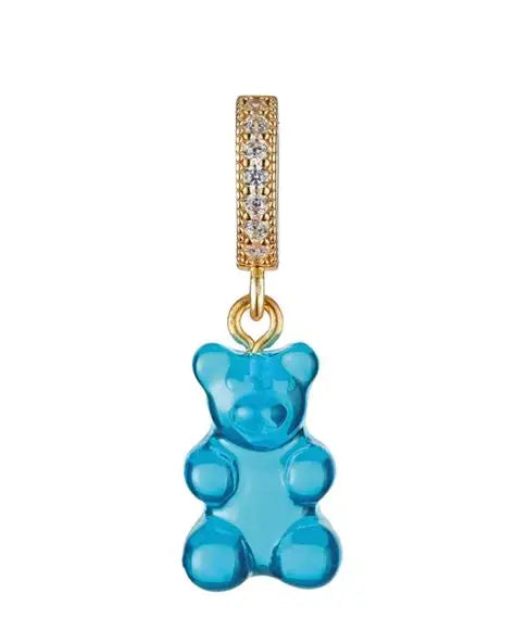 Pave Connector Nostalgia Bear Necklace