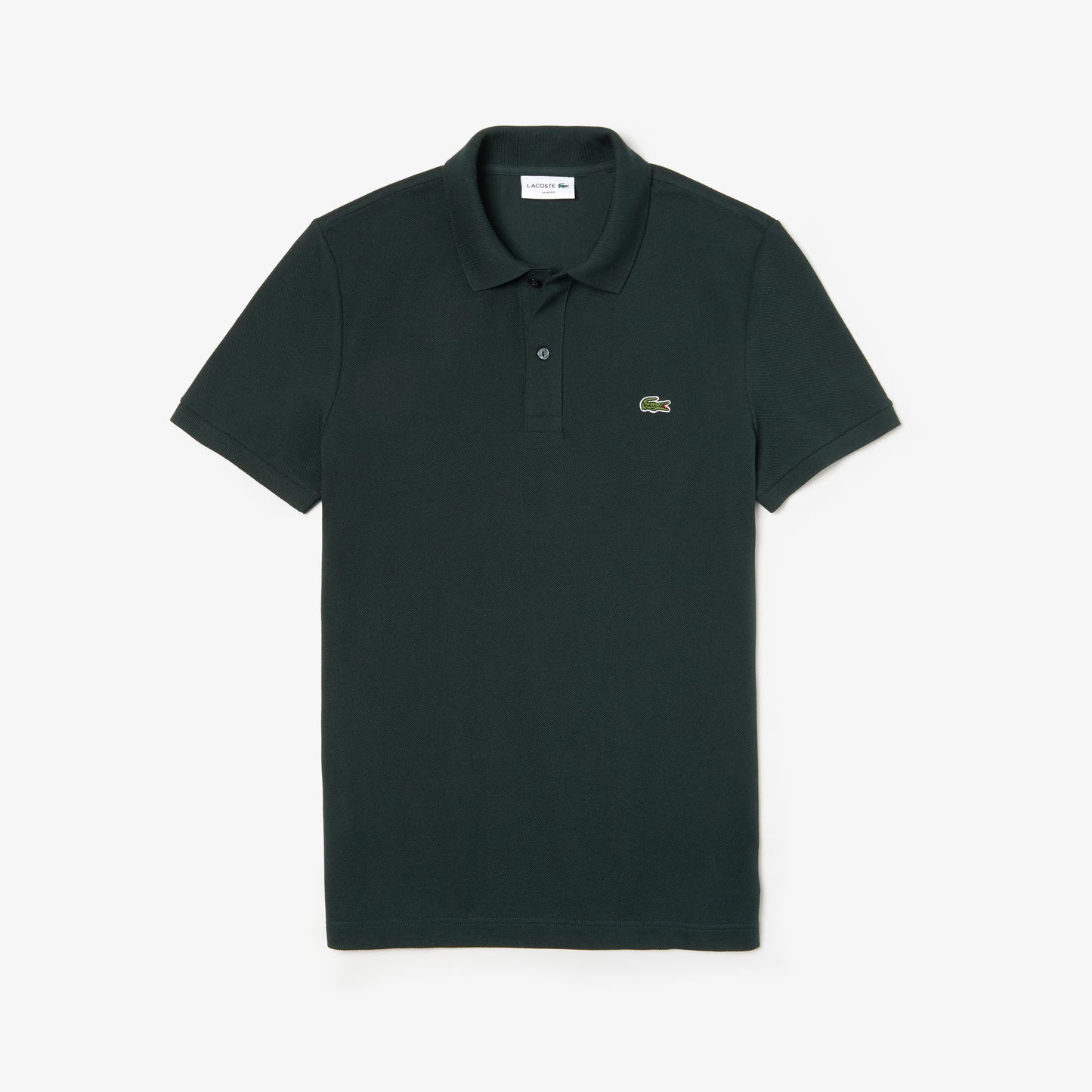 Ribbed Collar Short Sleeved Polo Shirt
