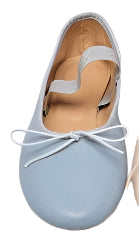 Scarpa Ballerina Demi Point Pelle Suola Cuoio