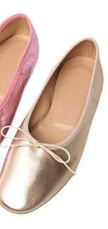 Scarpa Ballerina Sogno Pelle Suola Cuoio