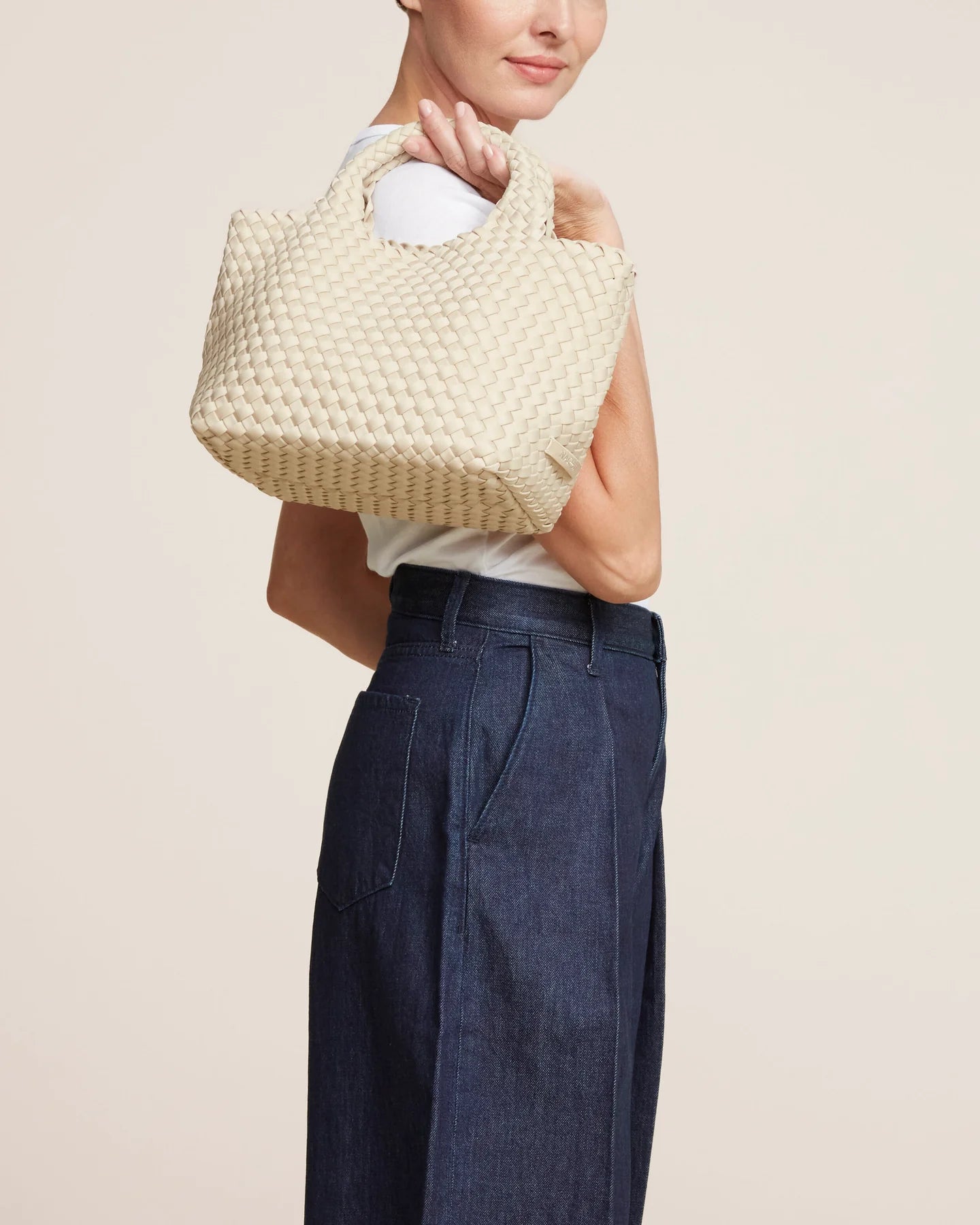 (CO) St. Barths Small Tote Ecru