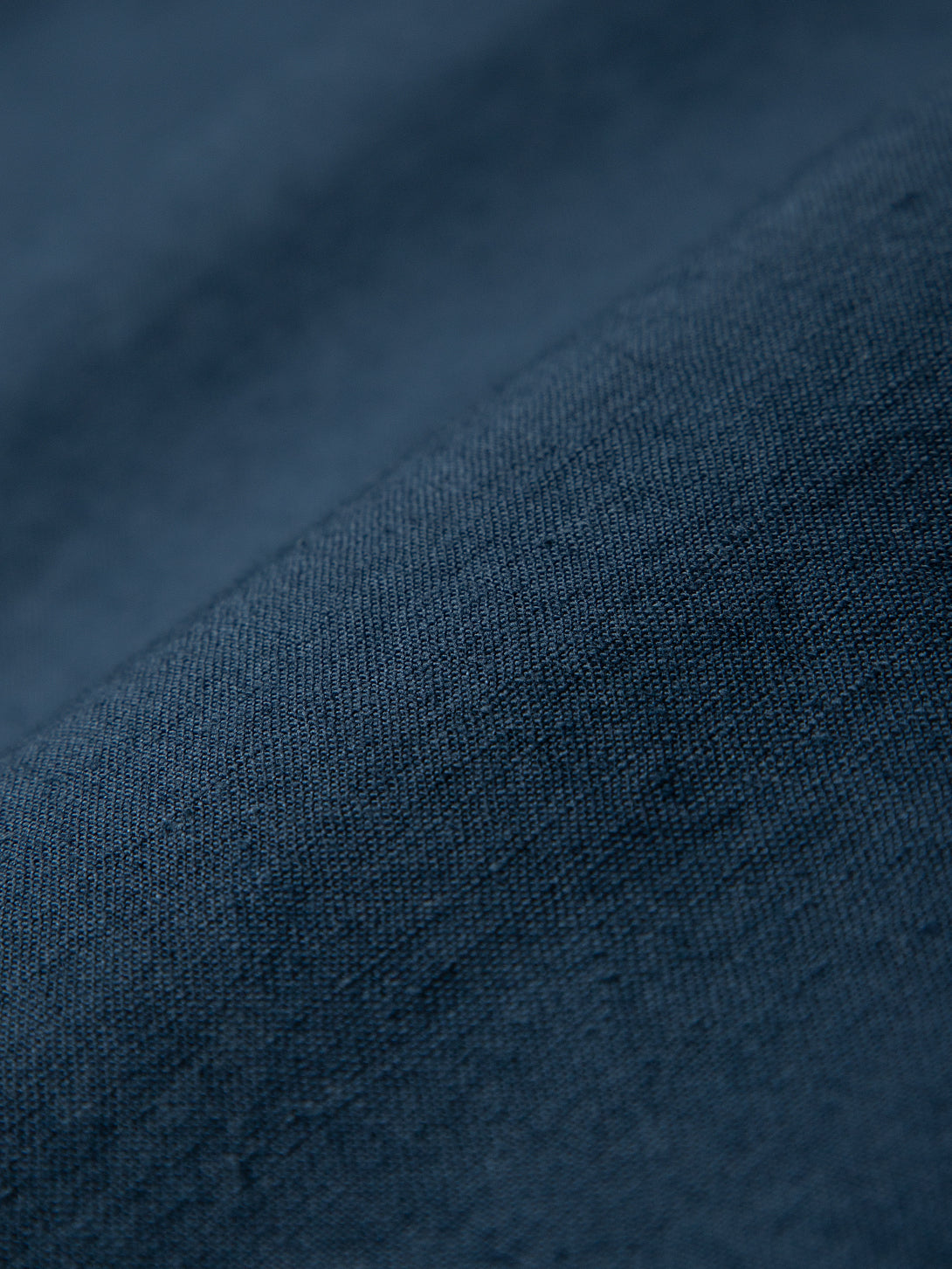 Aleks Cotton Linen Shirt Dk Denim