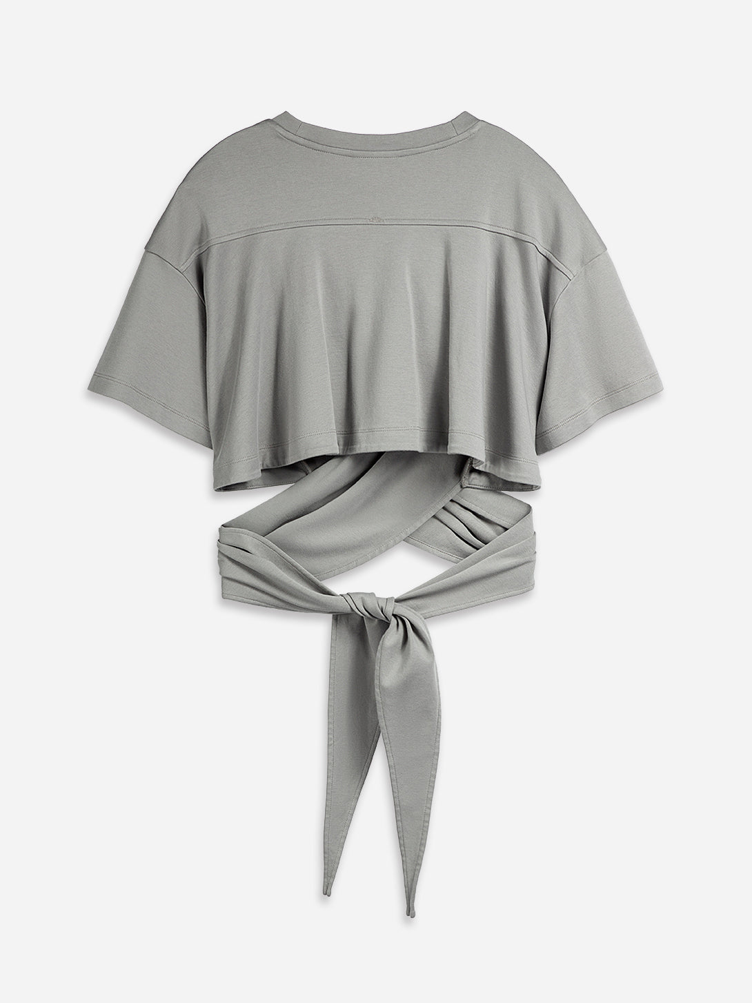Cropped Wrap Tee