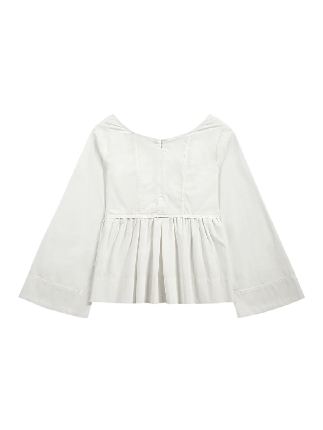 Bell Sleeve Peplum Top