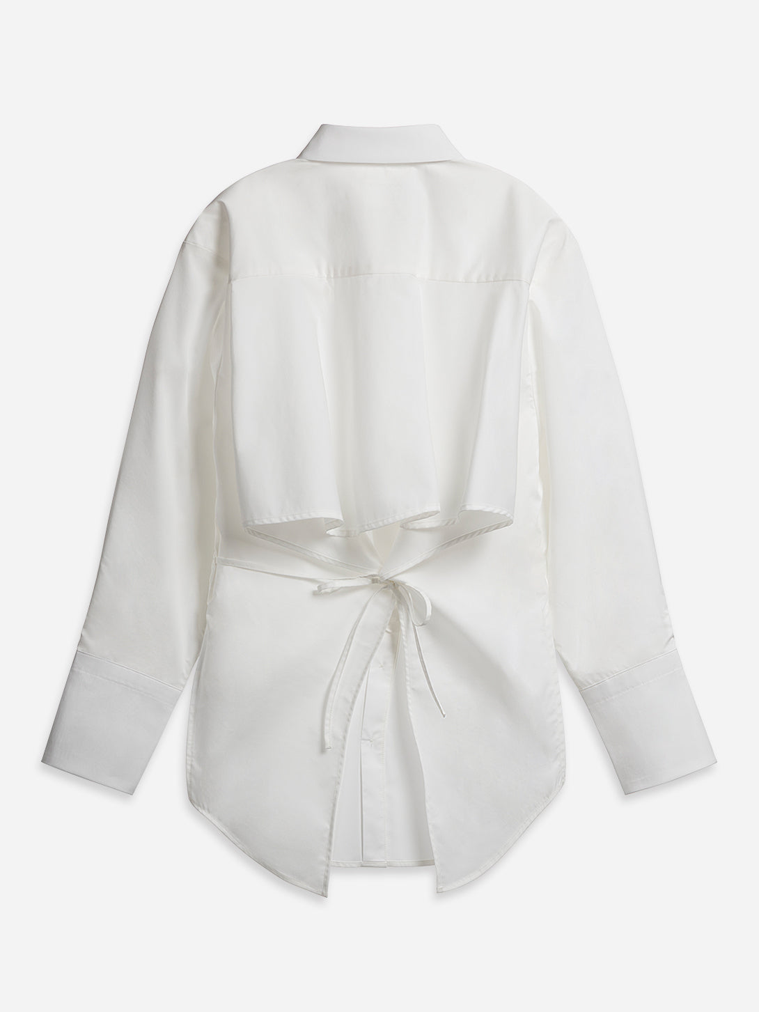 Folded Open Back Shirt