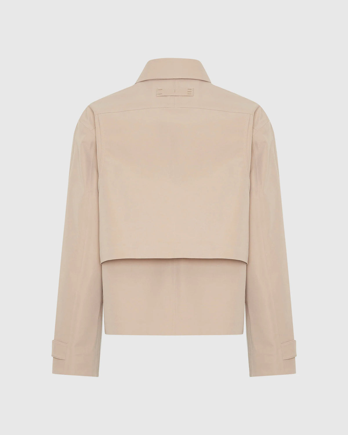 Double Layer Short Trench Coat