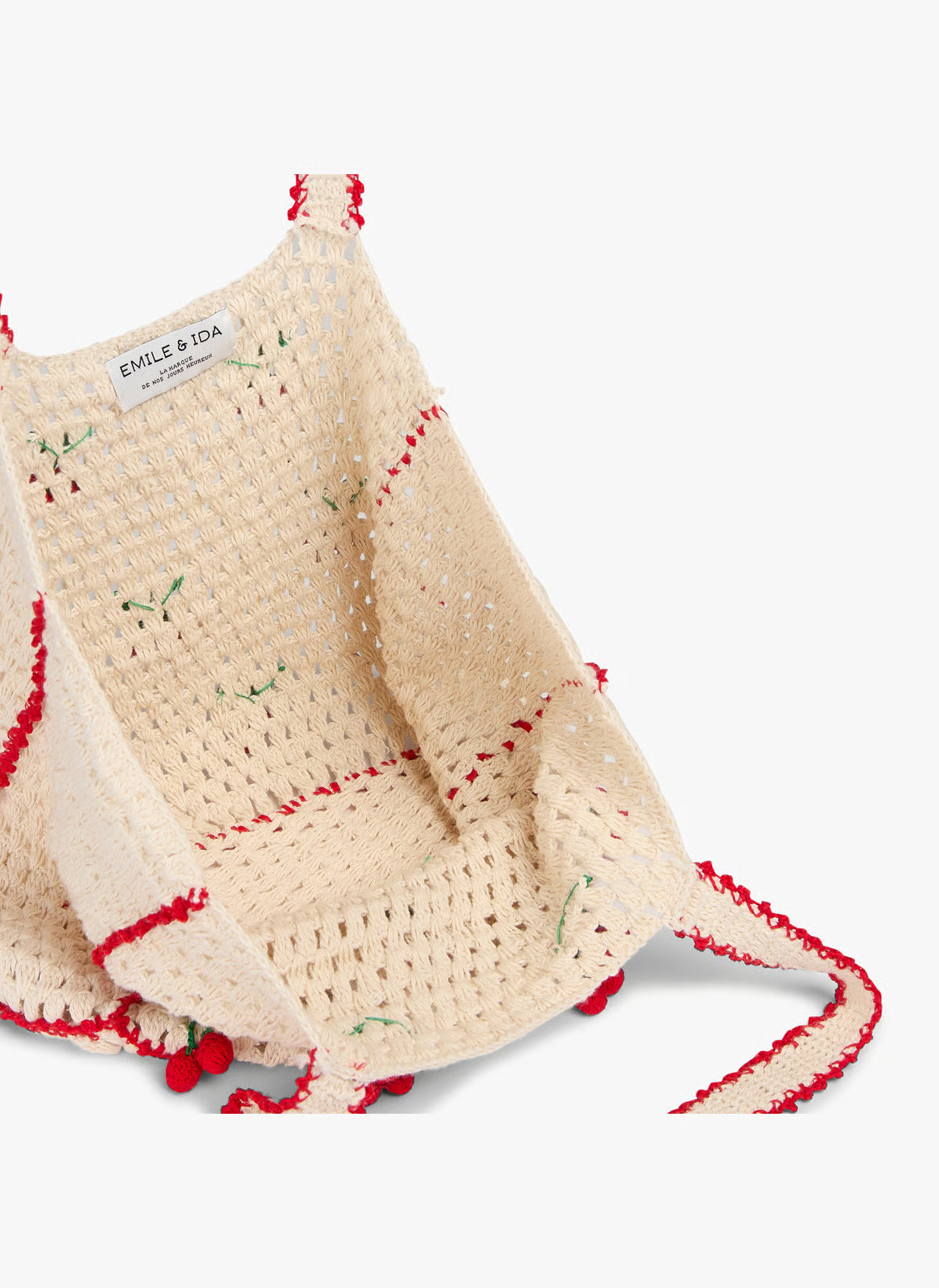 Sac Crochet Cerises