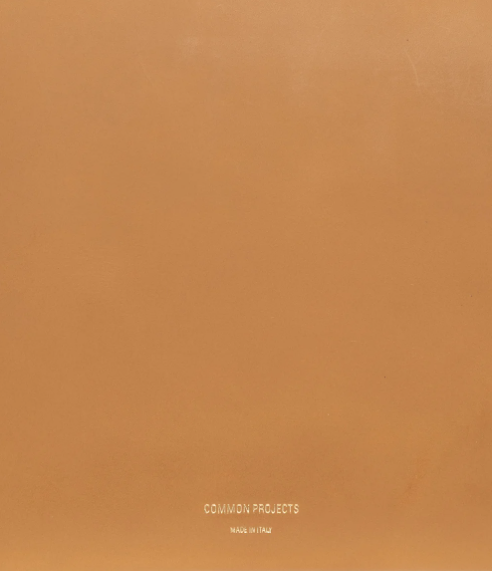 Tan Leather Medium Folio