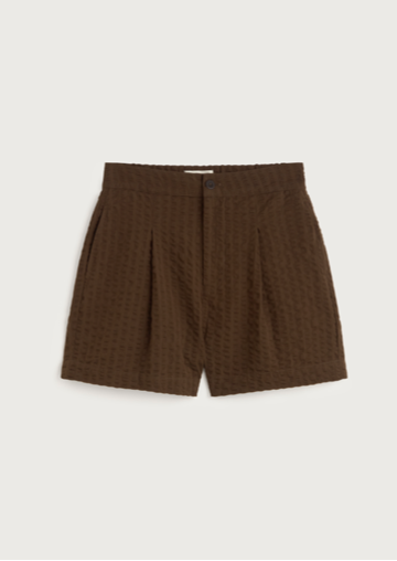 Wood Seersucker Narciso Shorts