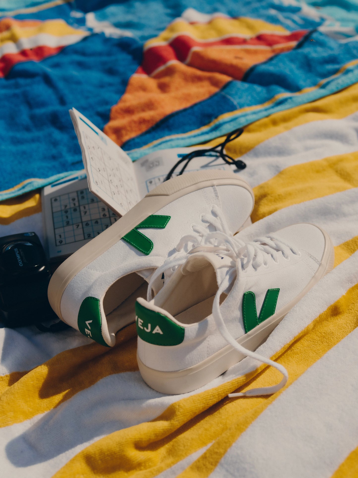 Campo Canvas White Emeraude