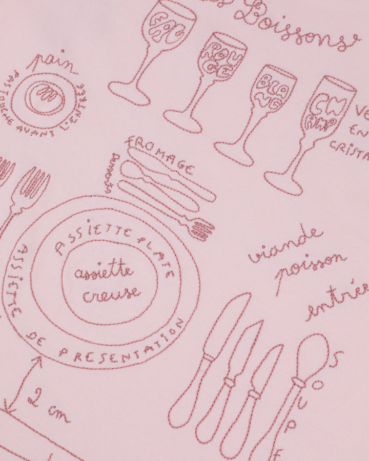 Art De La Table Organic Cotton Short Sleeve T-Shirt