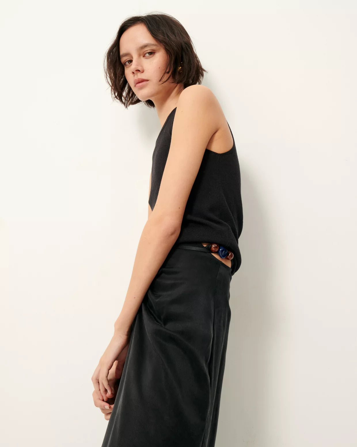 Froncee Perles Syreeta Jupe