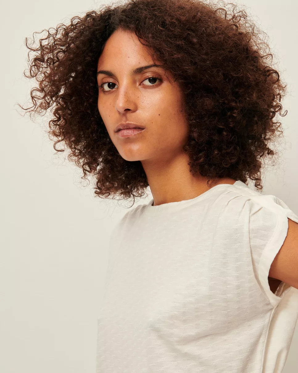 Fleur de Sel Jacquard Sixto T-Shirt