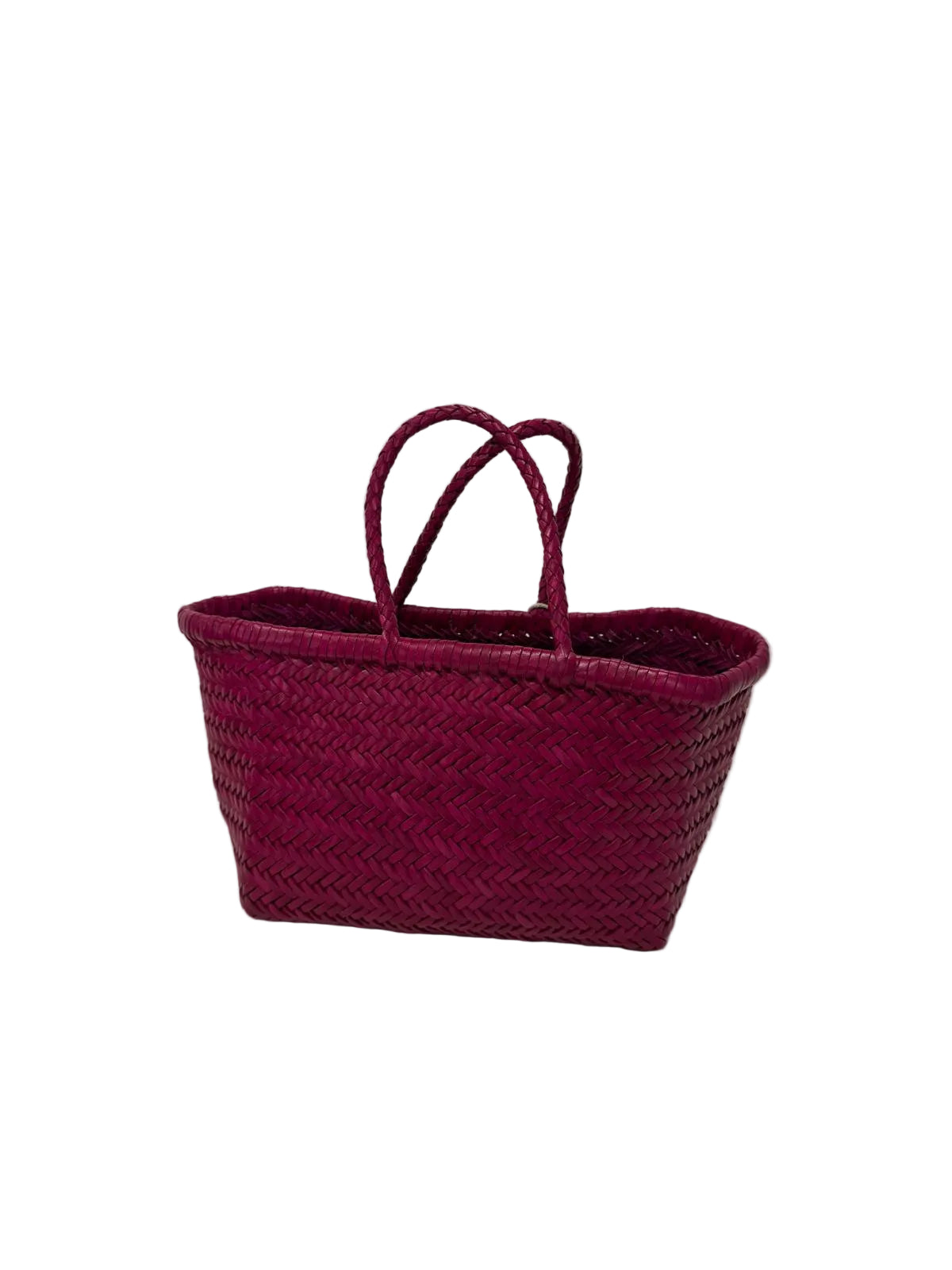 Small Bamboo Triple Jump Woven Shoulder Bag