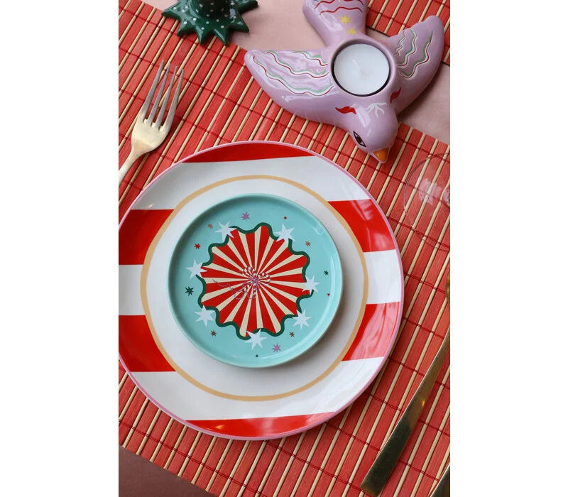 Small Plate Candy Cane