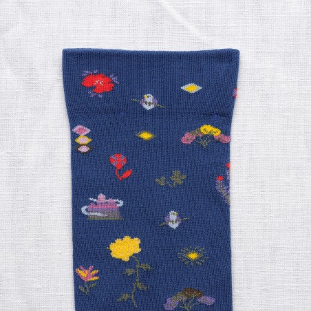 Tigre Semis Bleu Roi Ankle Socks