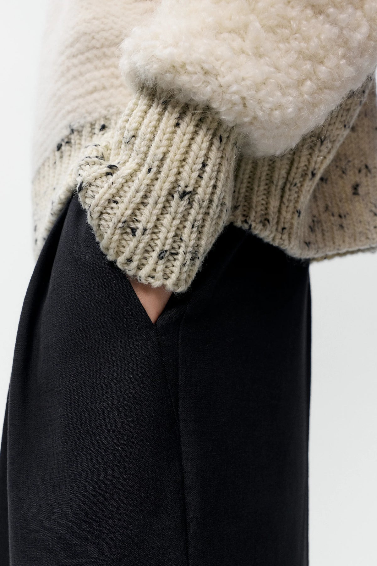 Marled Zip-Carigan