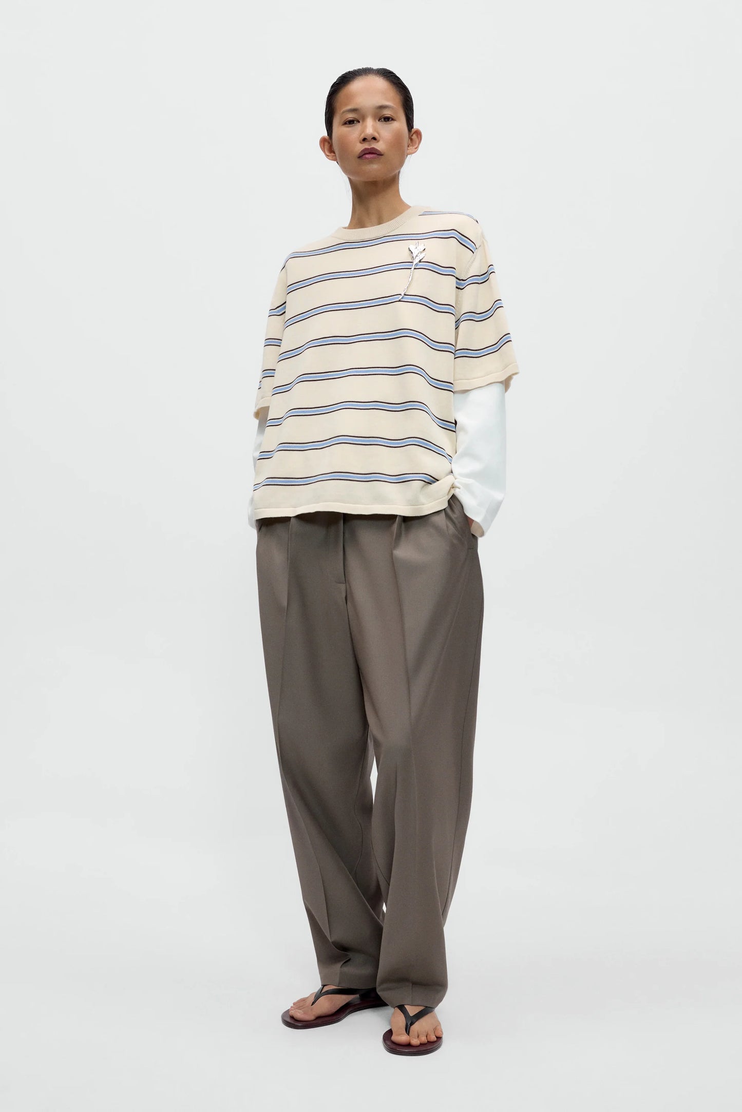 Organic Cotton Striped T-Shirt