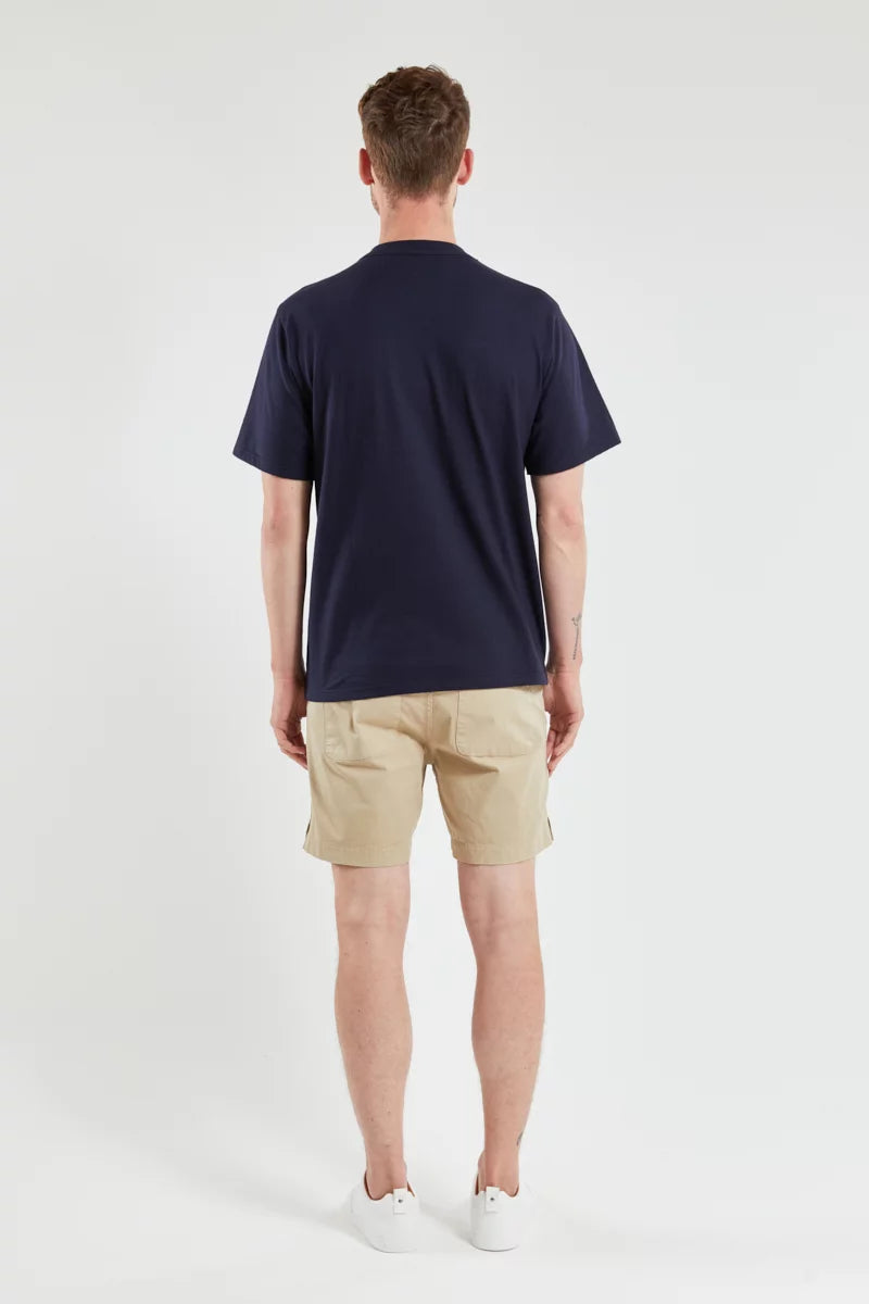 Navy Heritage Organic Cotton Short Sleeve T-Shirt