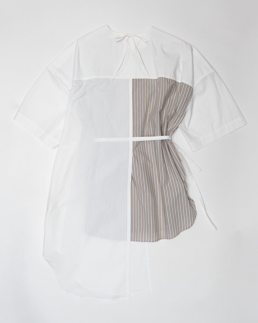 Jackson Tie-side Asymmetric Short-Sleeve Shirt
