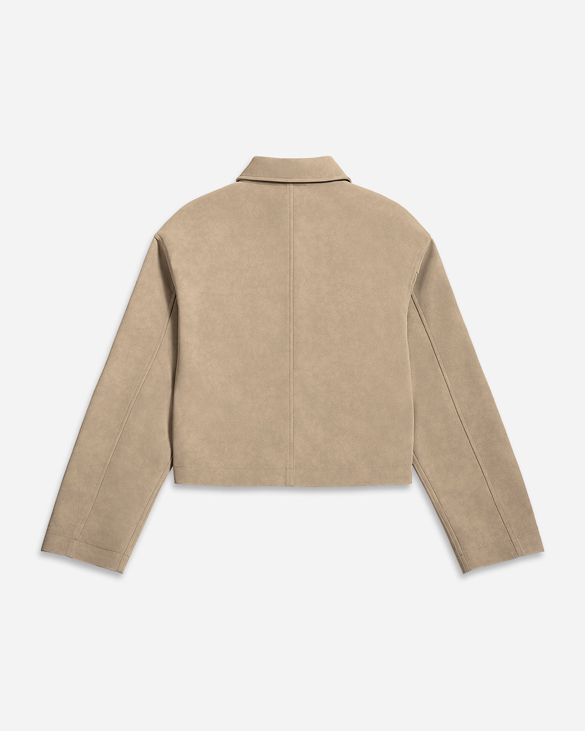 Faux Suede Worker Jacket