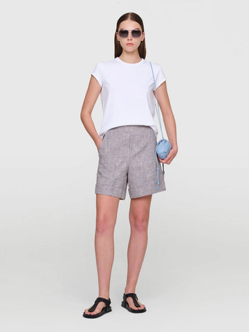 DANTE Linen Shorts Grey