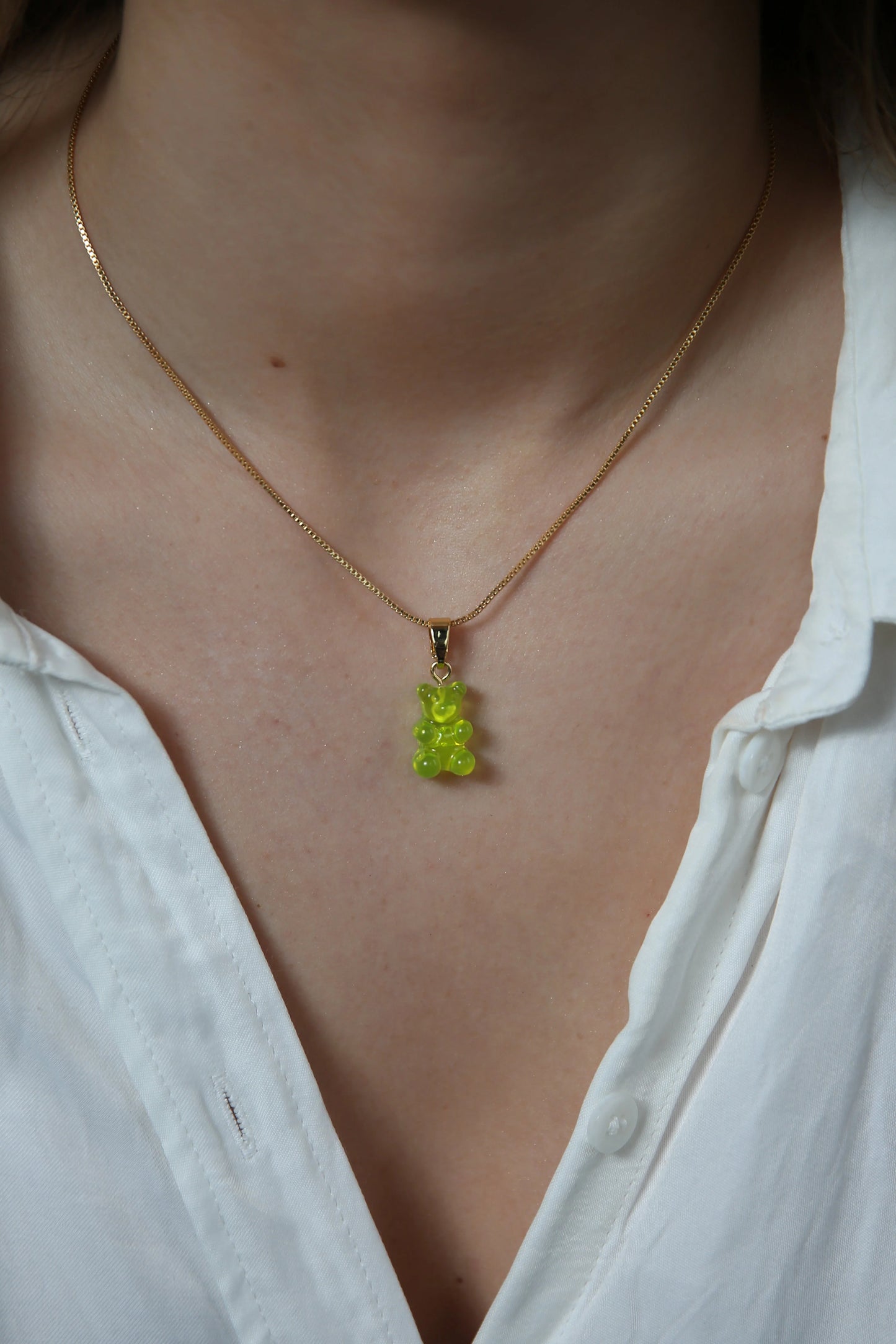 Classic Connector Nostalgia Bear Necklace