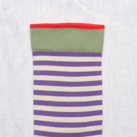 Unis Stripe Iris Ankle Socks