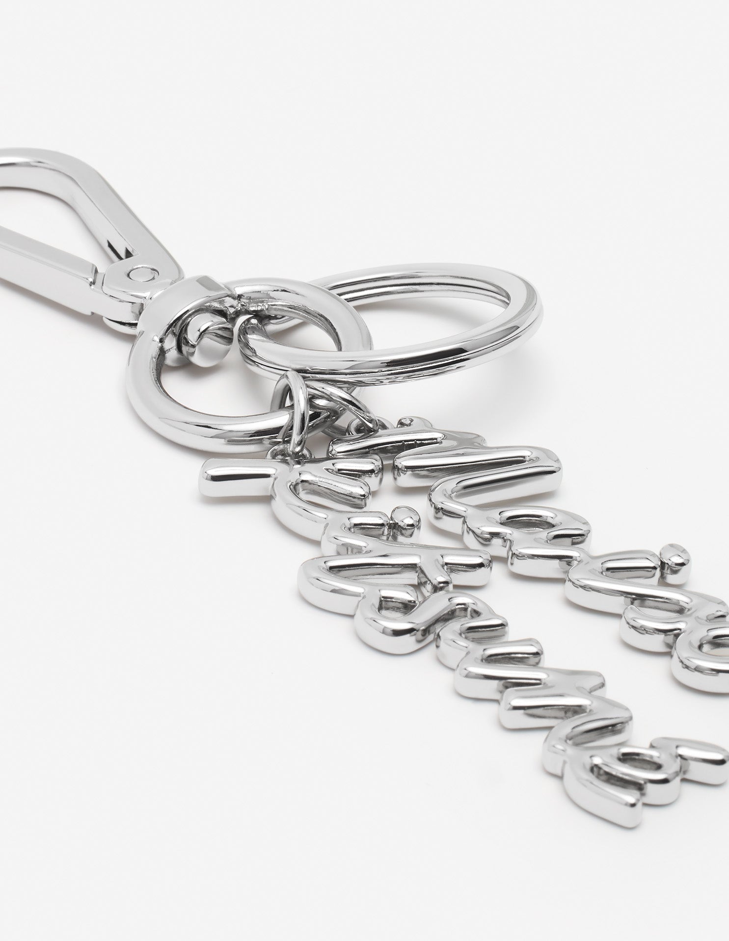 Louis Vuitton Silver Monogram Keychain