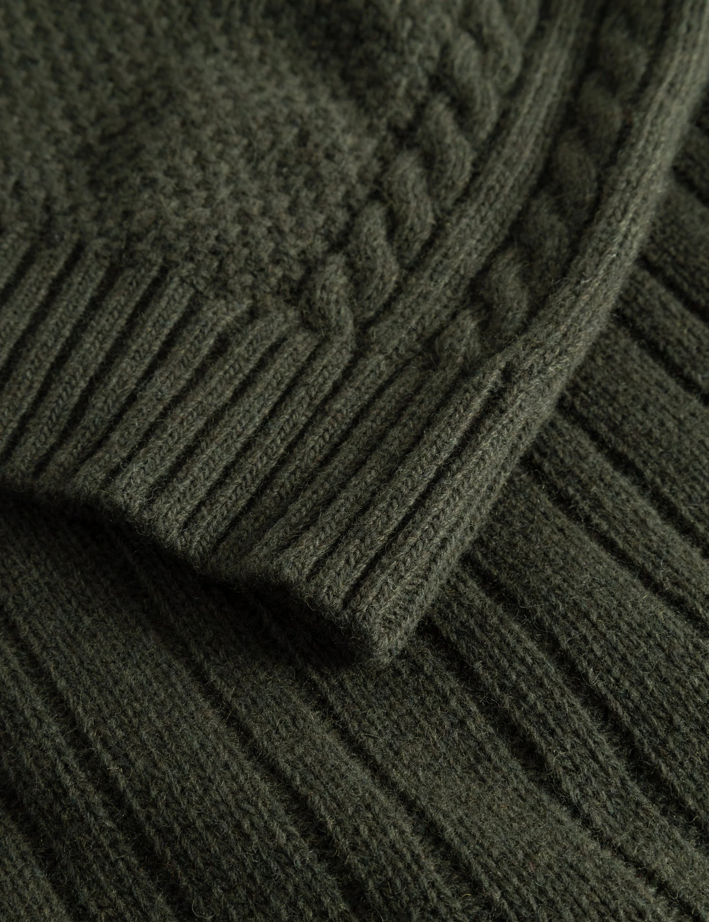 Hybrid Cable Knit Pullover