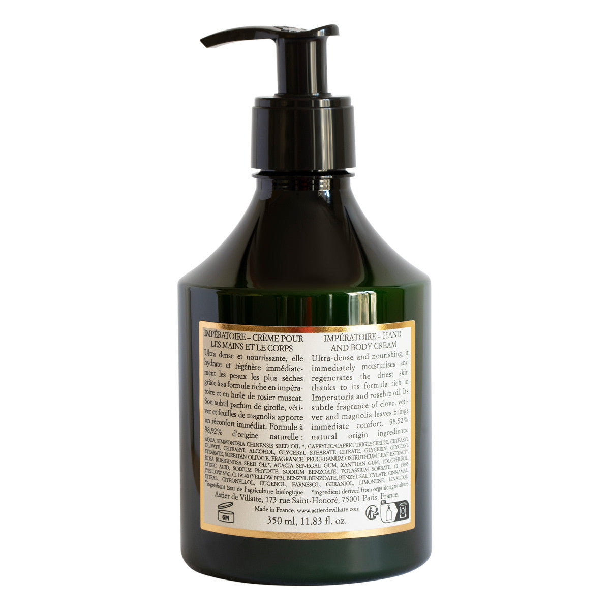 Impératoire Body and Hand Cream 350ml