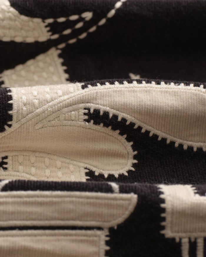 Rockley - Applique Velvet Overshirt