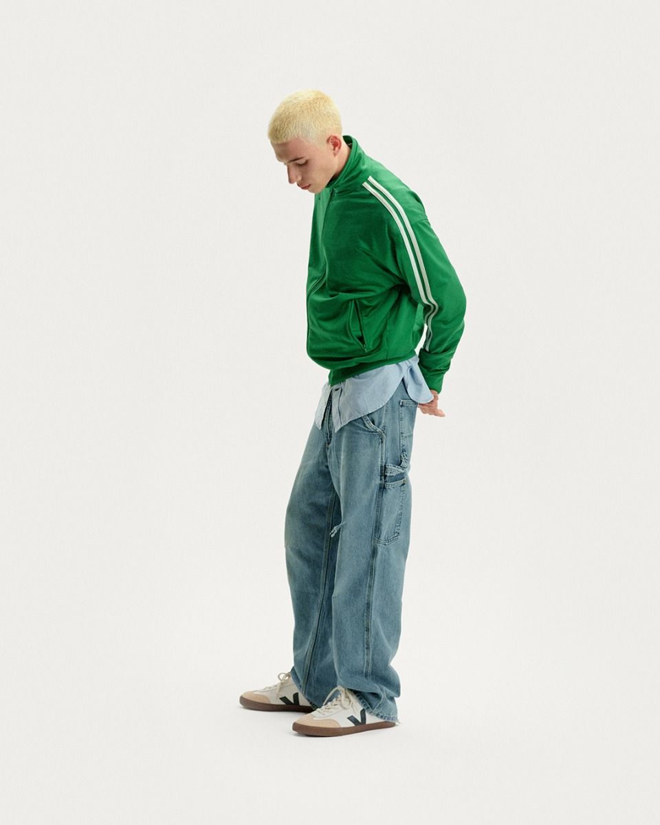 White Nautico Bark Leather Sneakers (men)