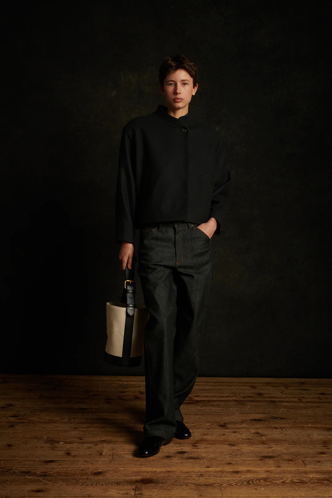 Beige Noir Today Mini Bag